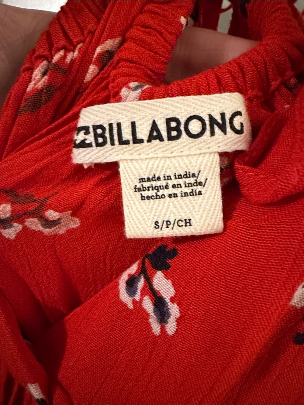 Billabong Red Floral Maxi Dress - Picture 5 of 6